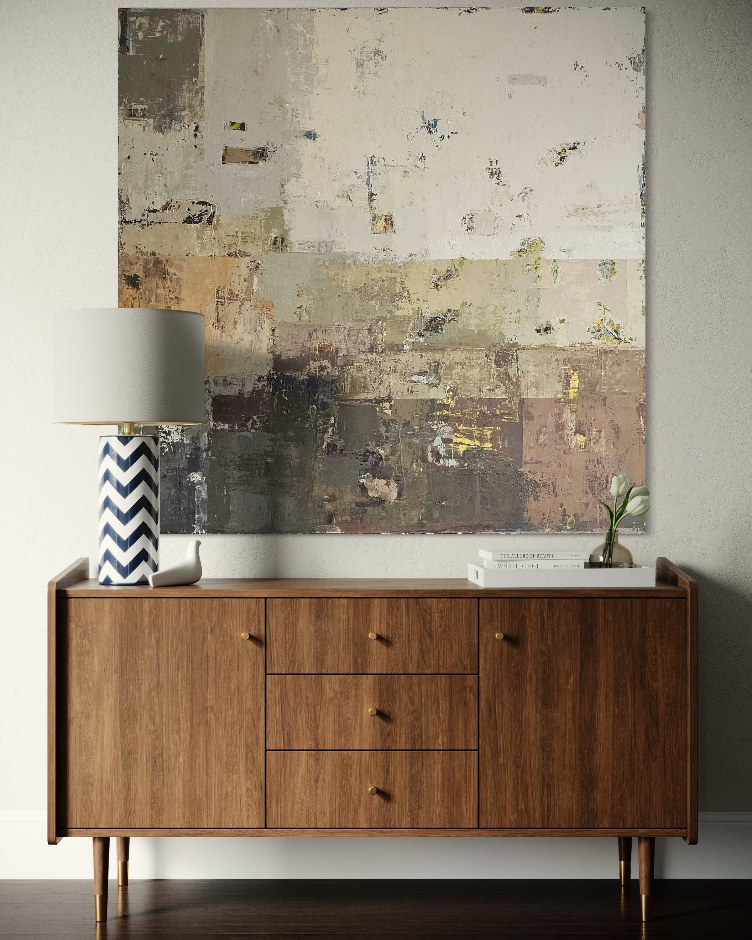 The Autumn in My Fatherland. 130x130 cm