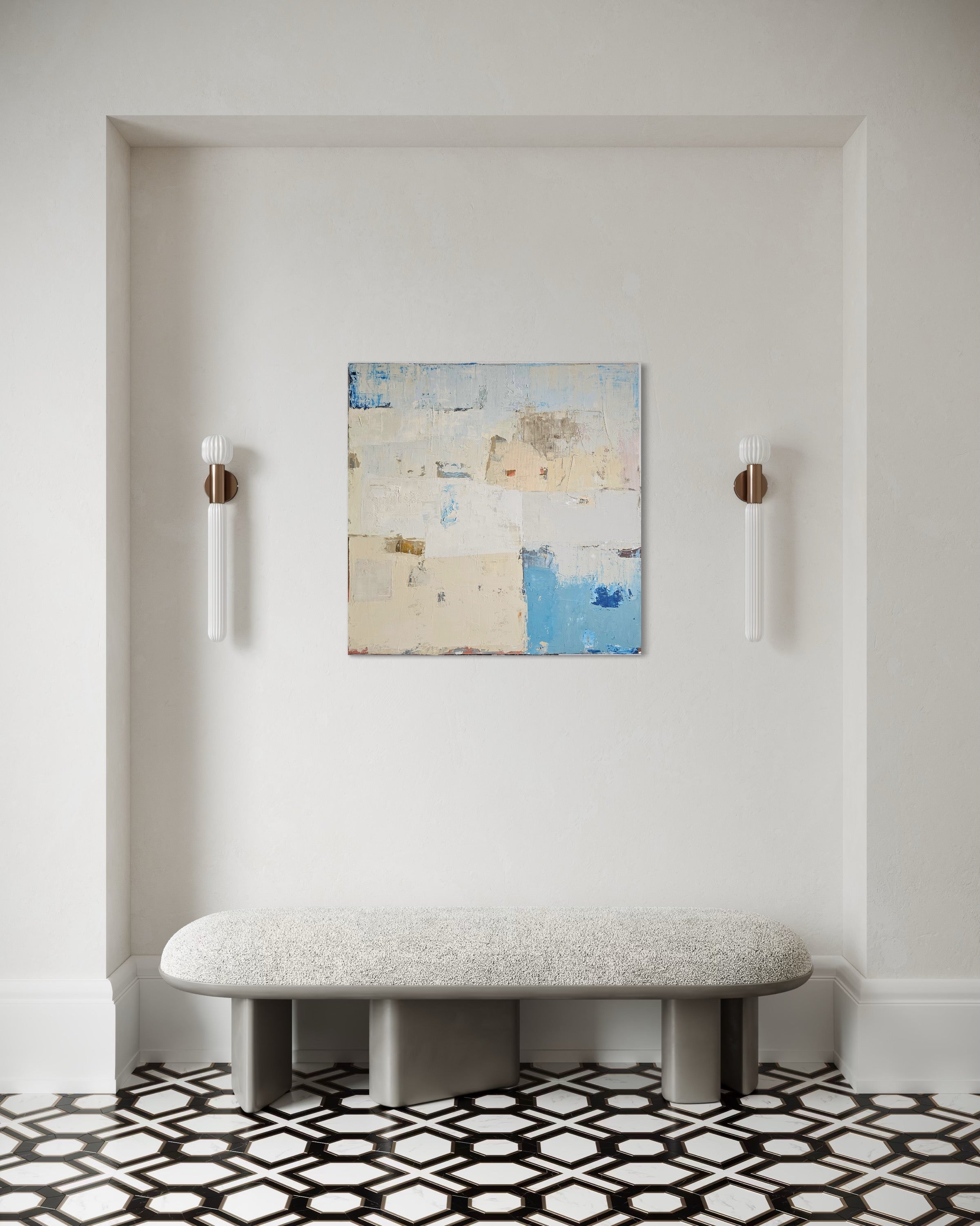 abstract painting minimalist interior wall art BIRUTE STUDIO