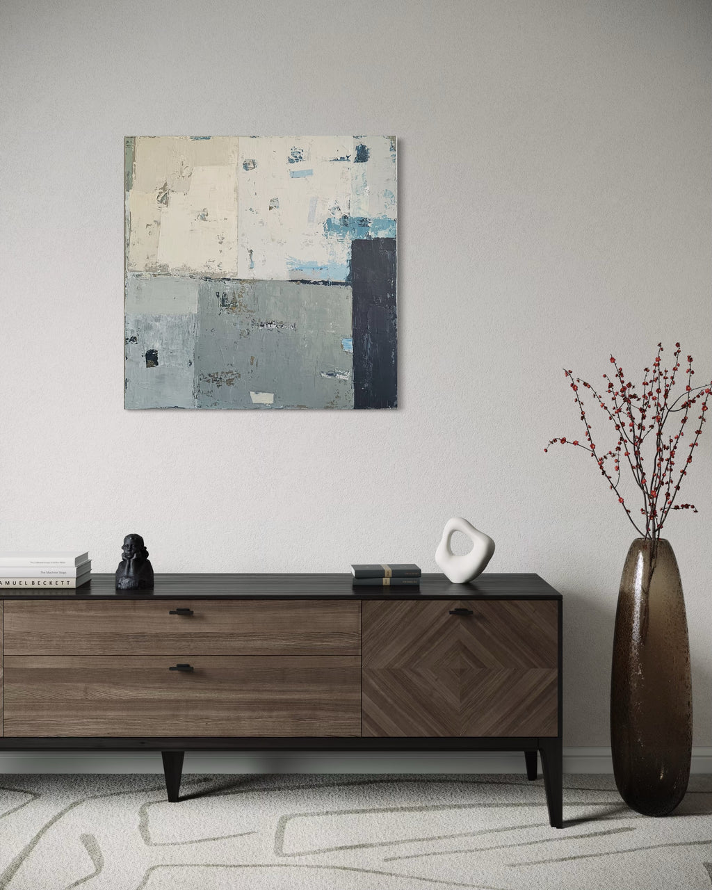 Into The Mist. 80x80 cm