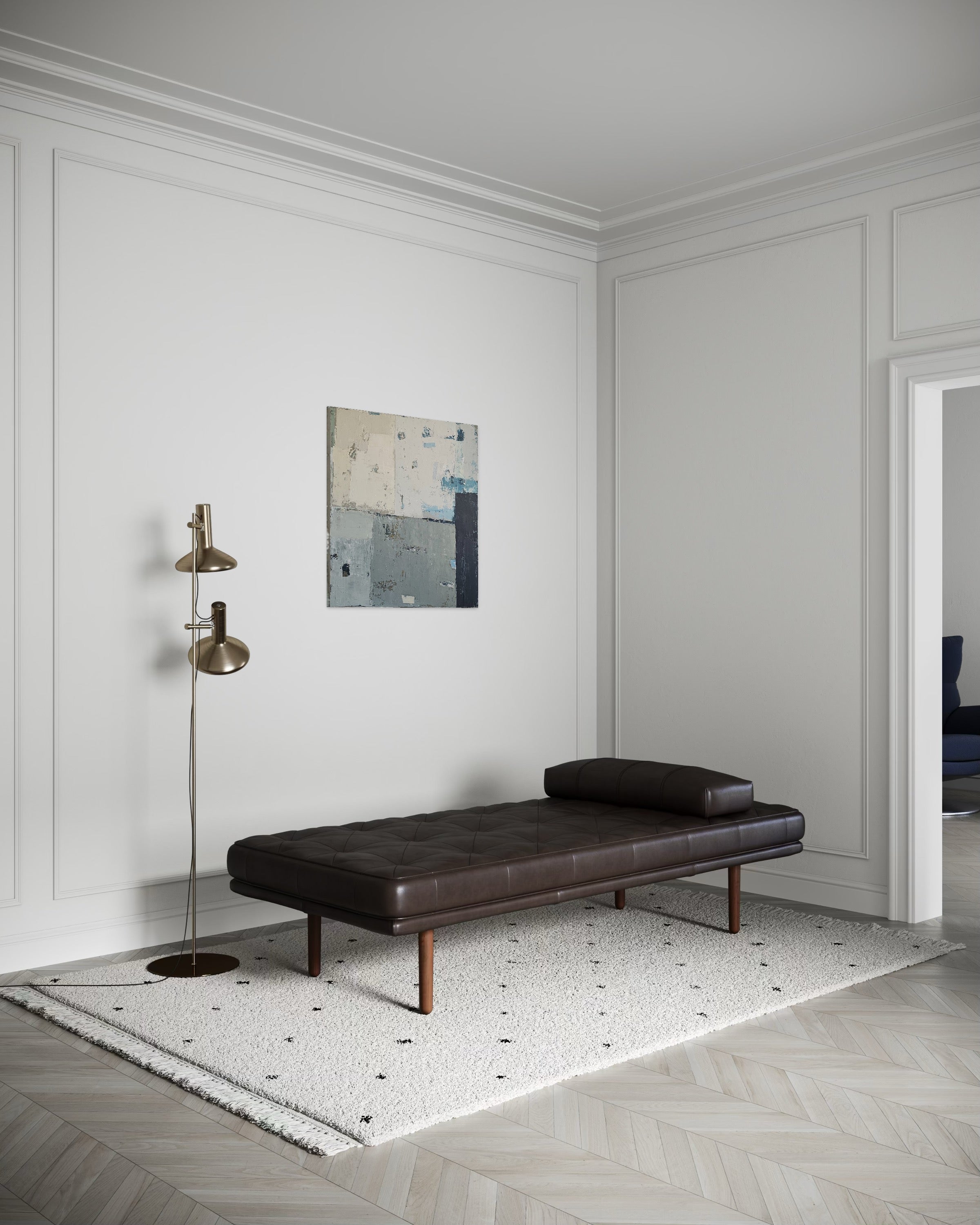 Into The Mist. 80x80 cm