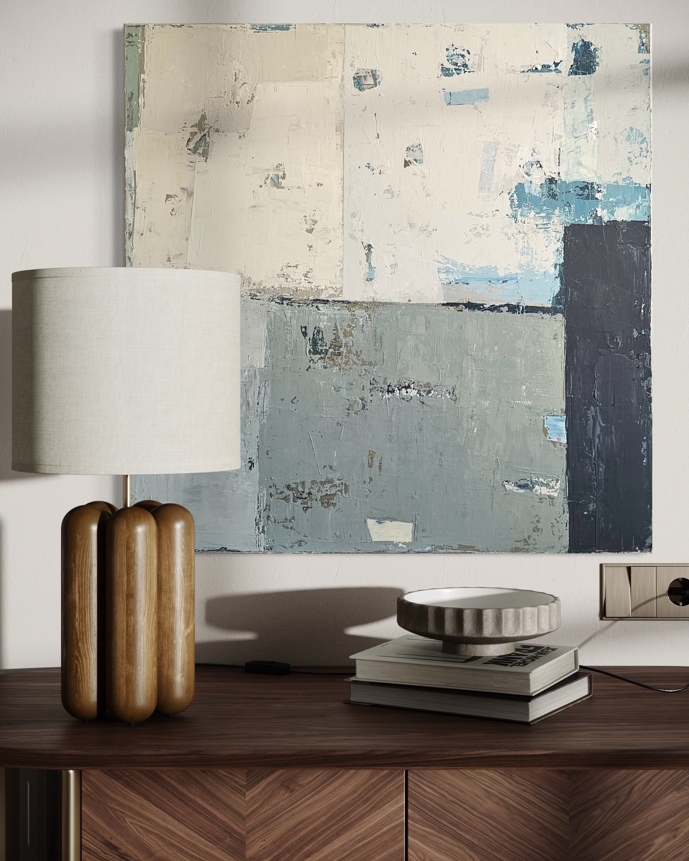 Into The Mist. 80x80 cm