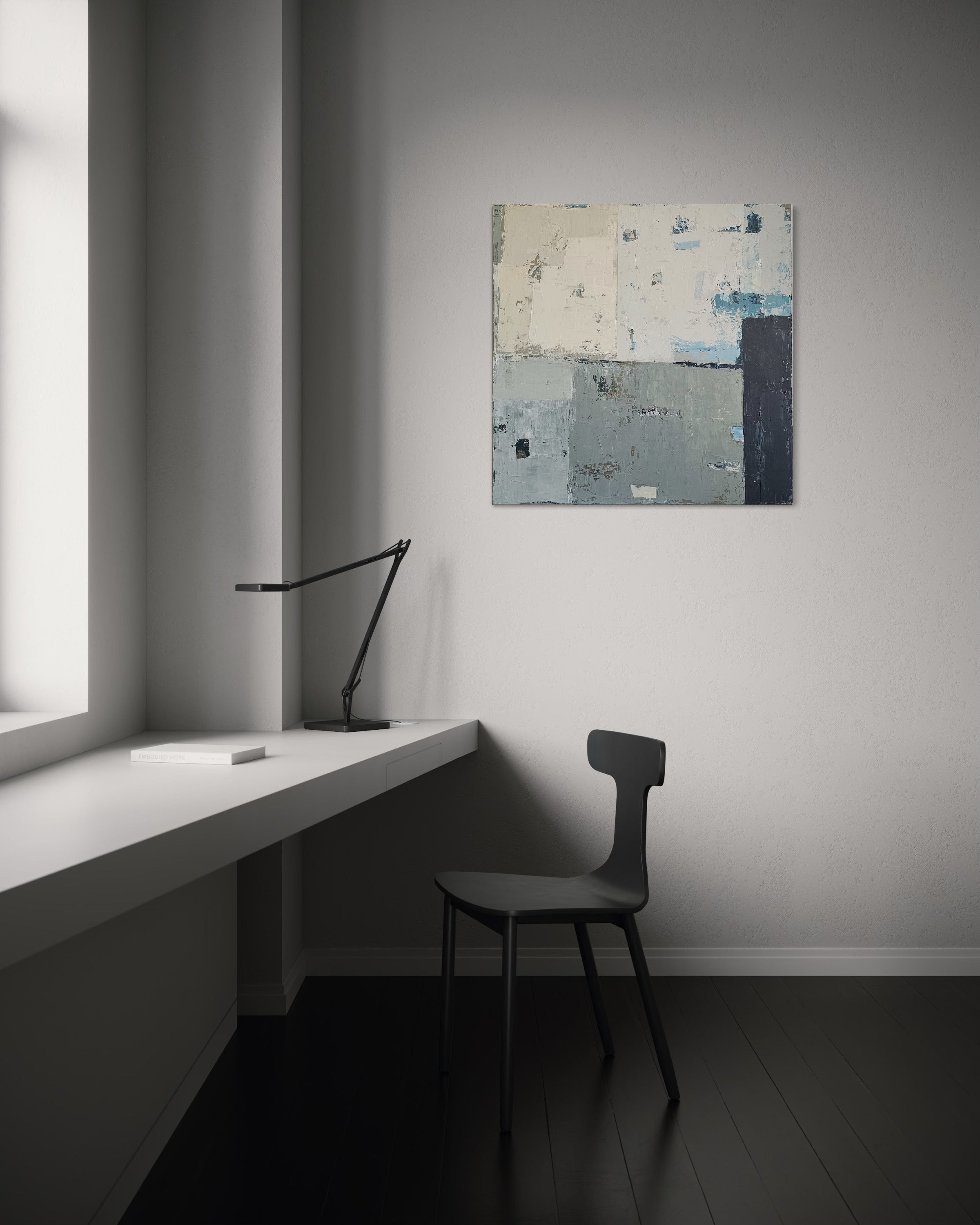 Into The Mist. 80x80 cm