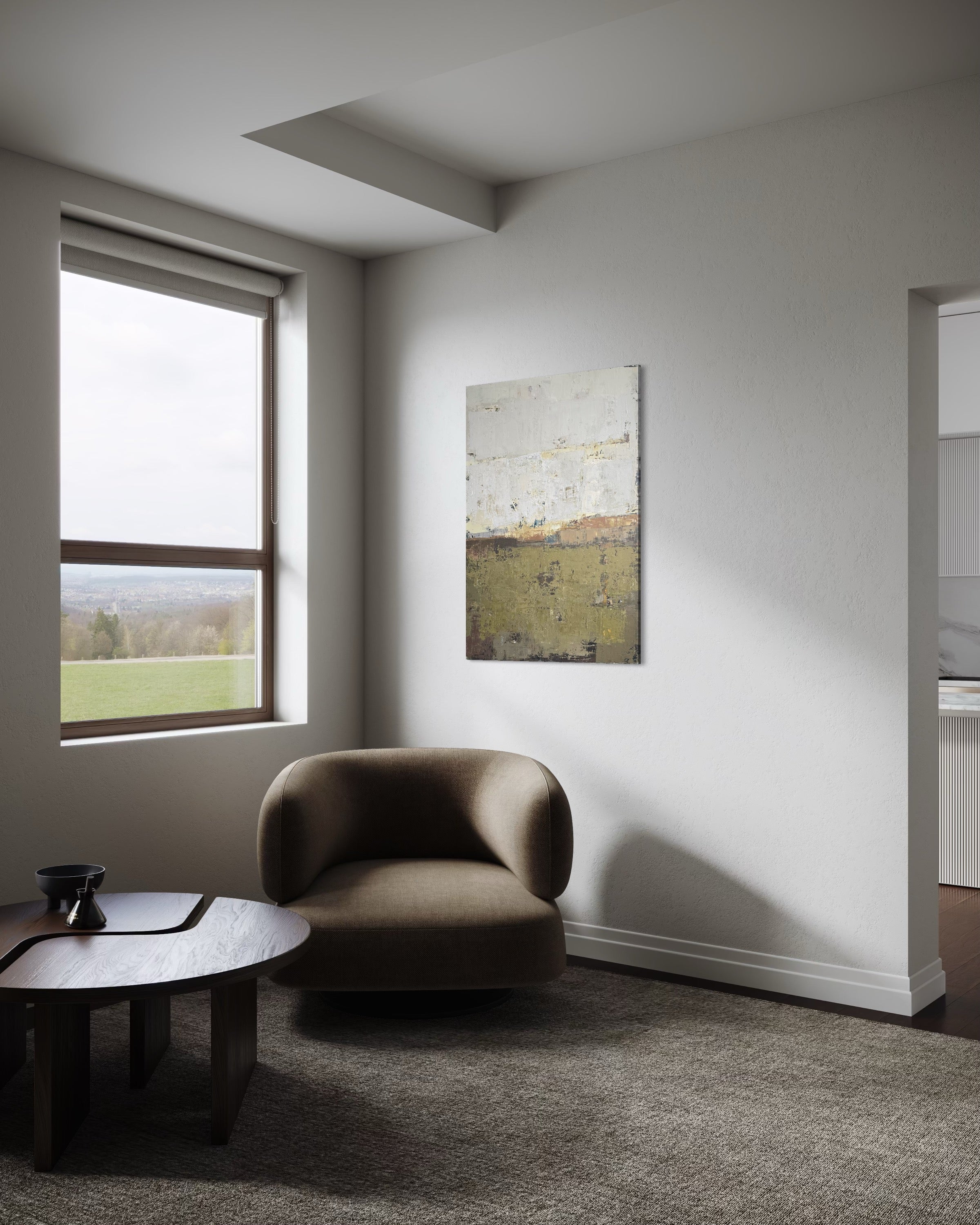 Foggy Forest. 110x80 cm