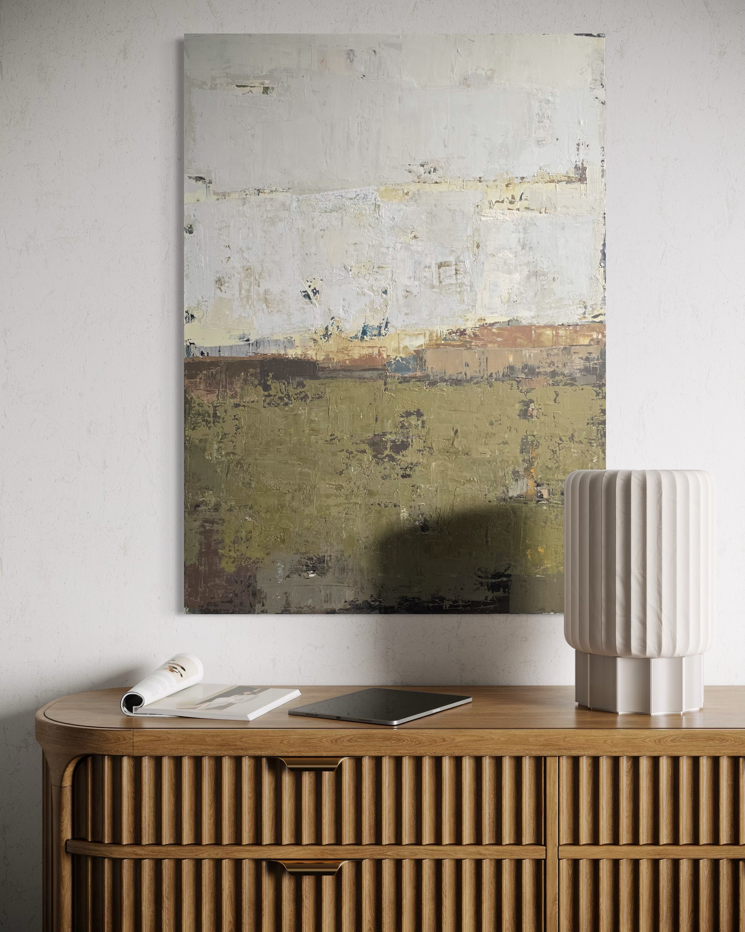 Foggy Forest. 110x80 cm