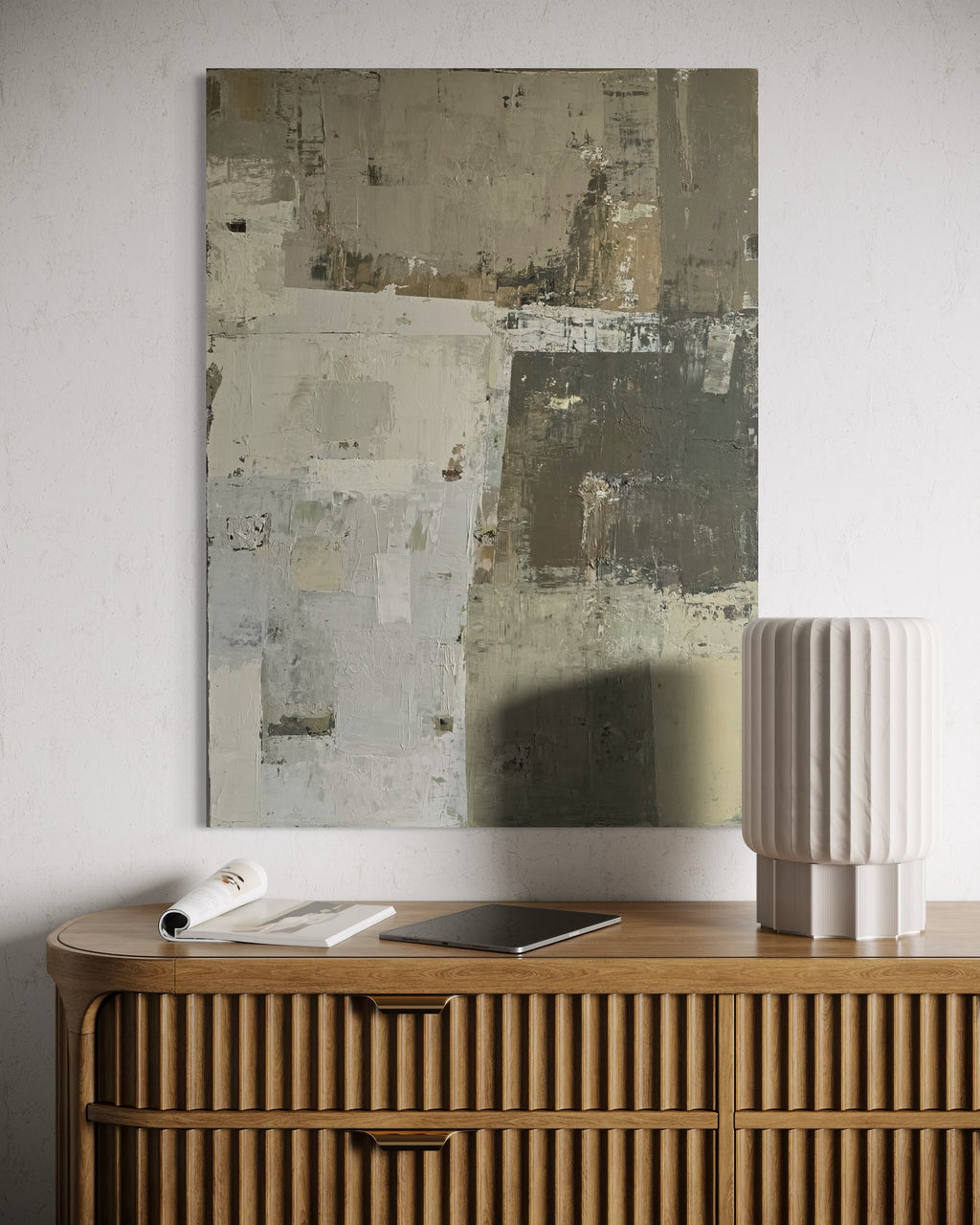 abstract painting minimalist interior wall art BIRUTE STUDIO