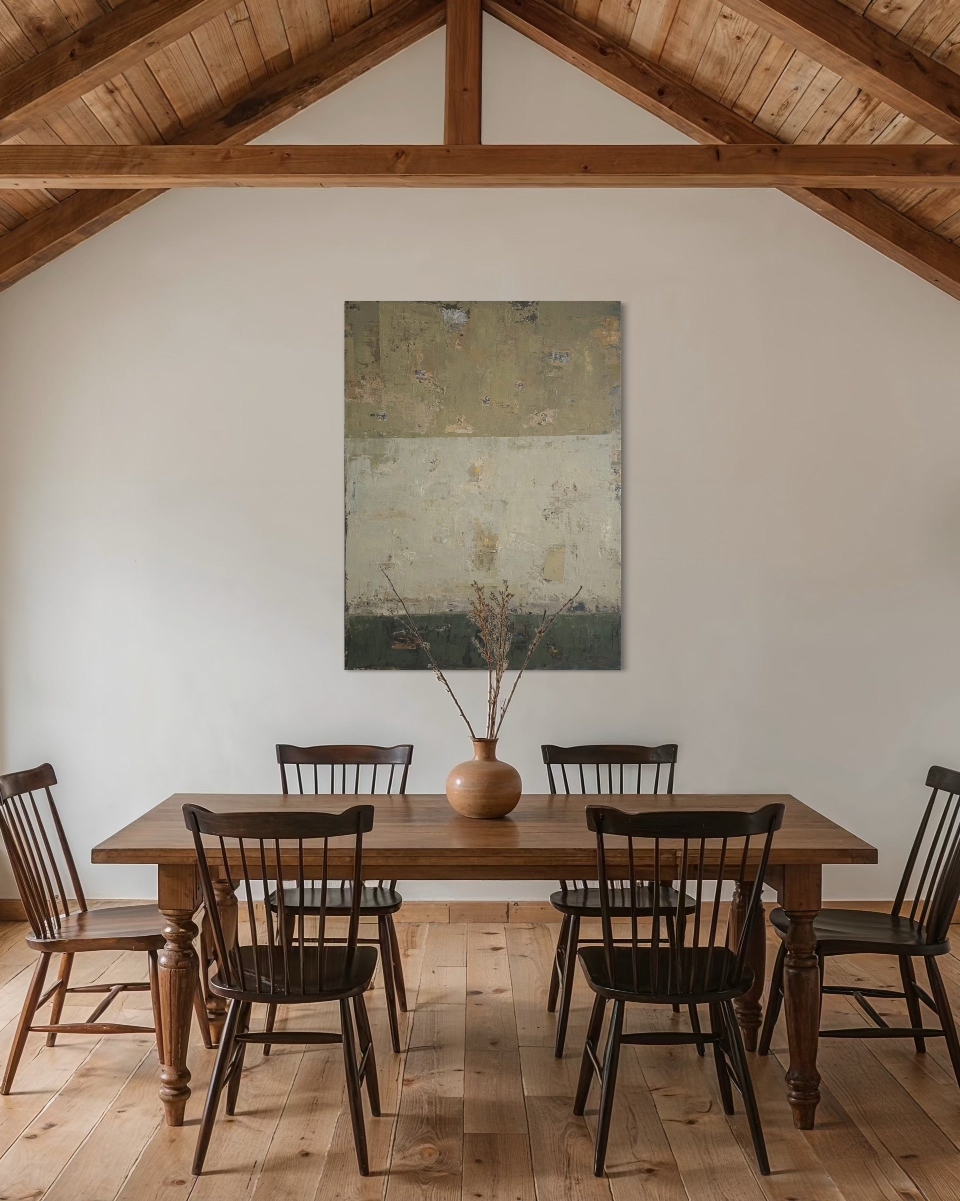 Pine Forest in Autumn. 120x90 cm