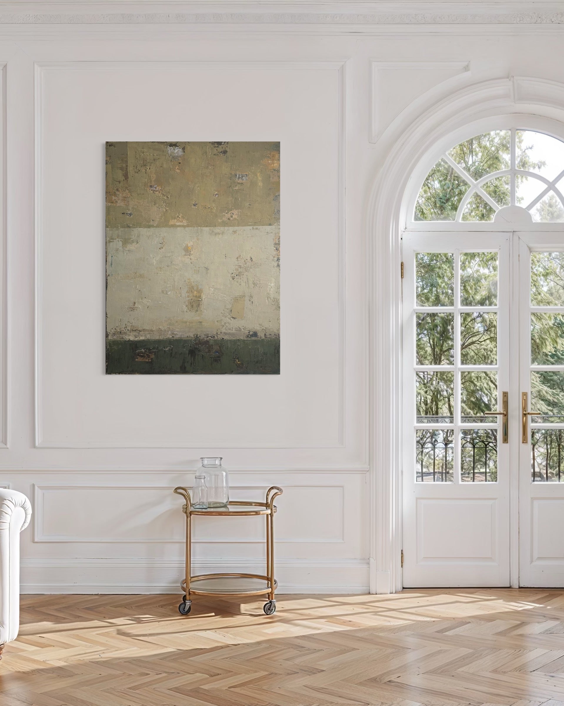 Pine Forest in Autumn. 120x90 cm