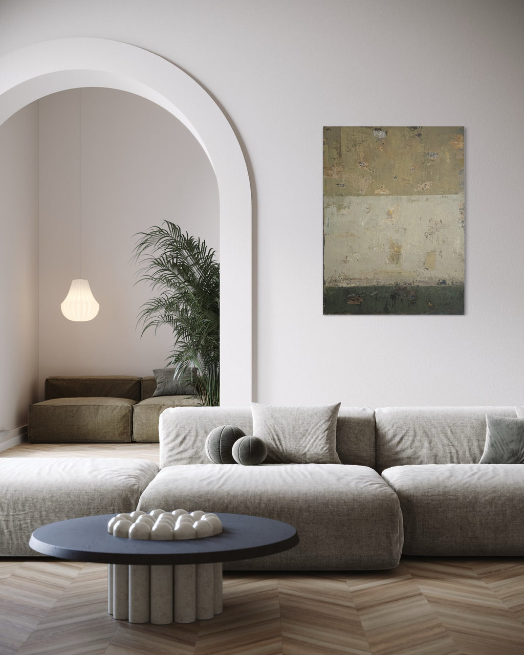 Pine Forest in Autumn. 120x90 cm