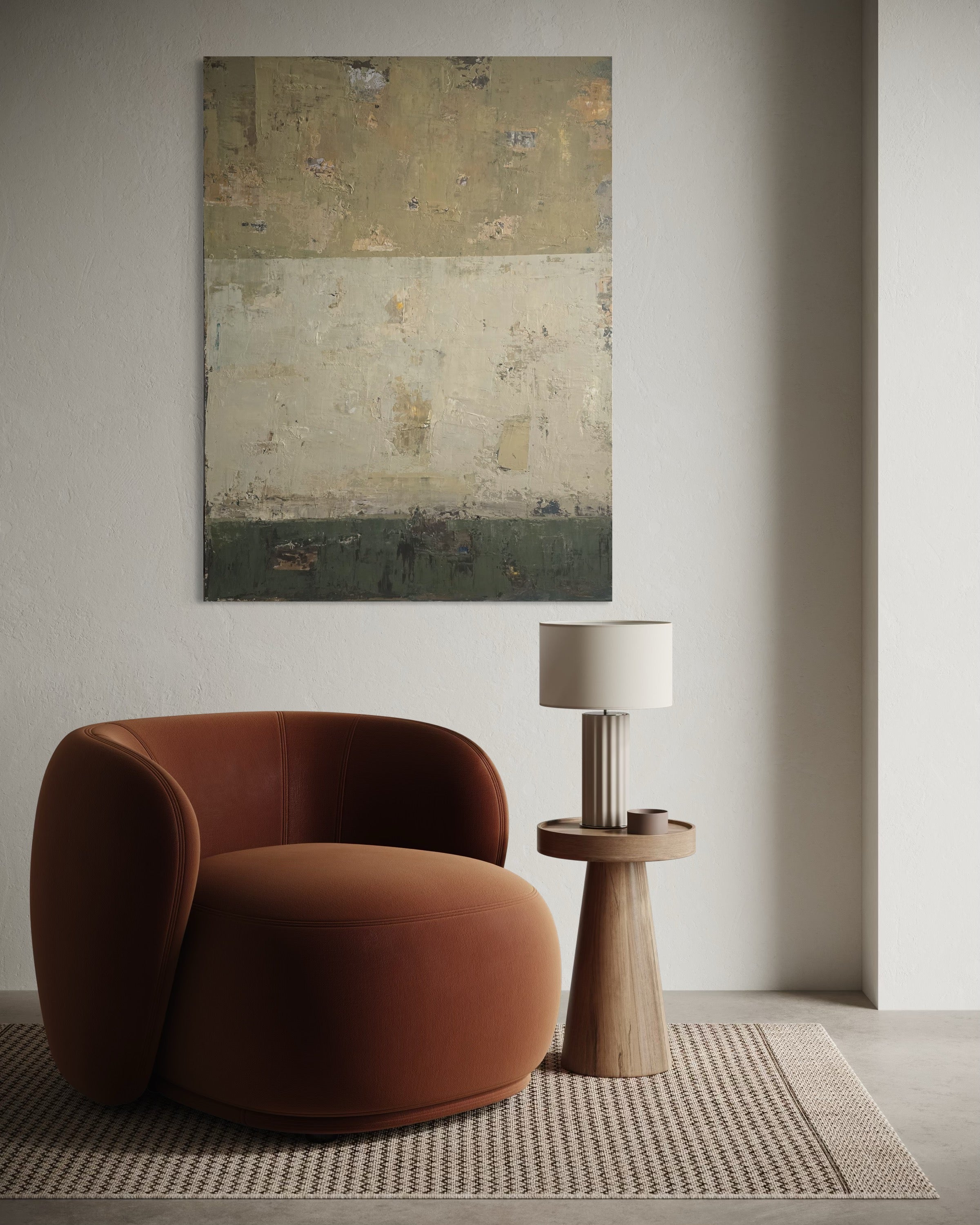 Pine Forest in Autumn. 120x90 cm