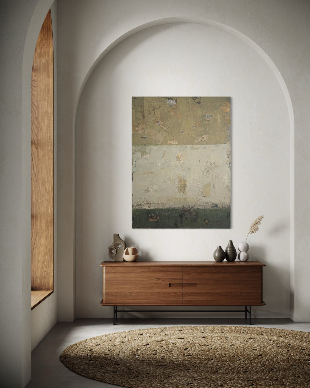 Pine Forest in Autumn. 120x90 cm