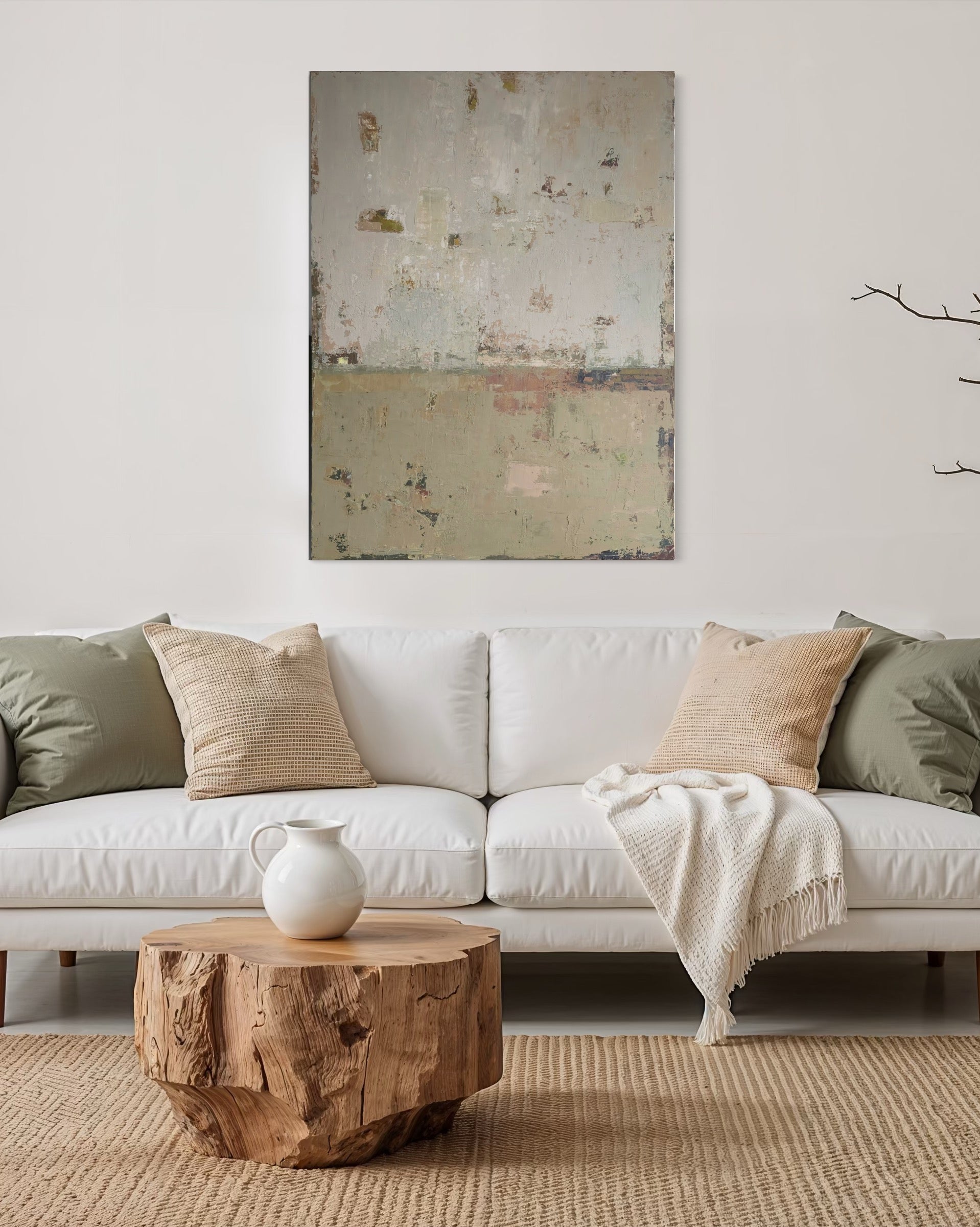 Fog Over Foliage. 120x90cm