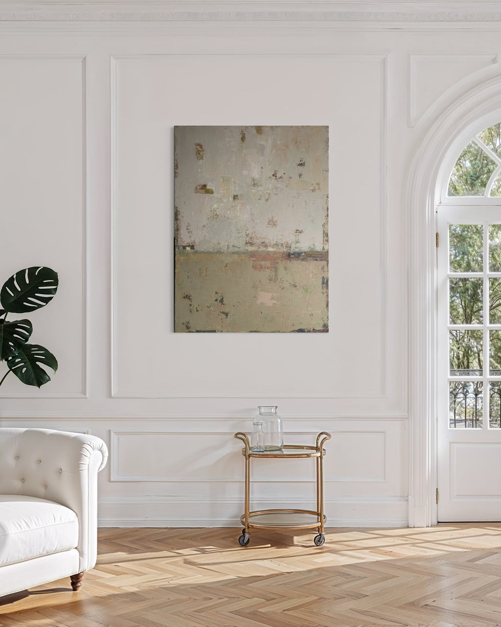 Fog Over Foliage. 120x90cm