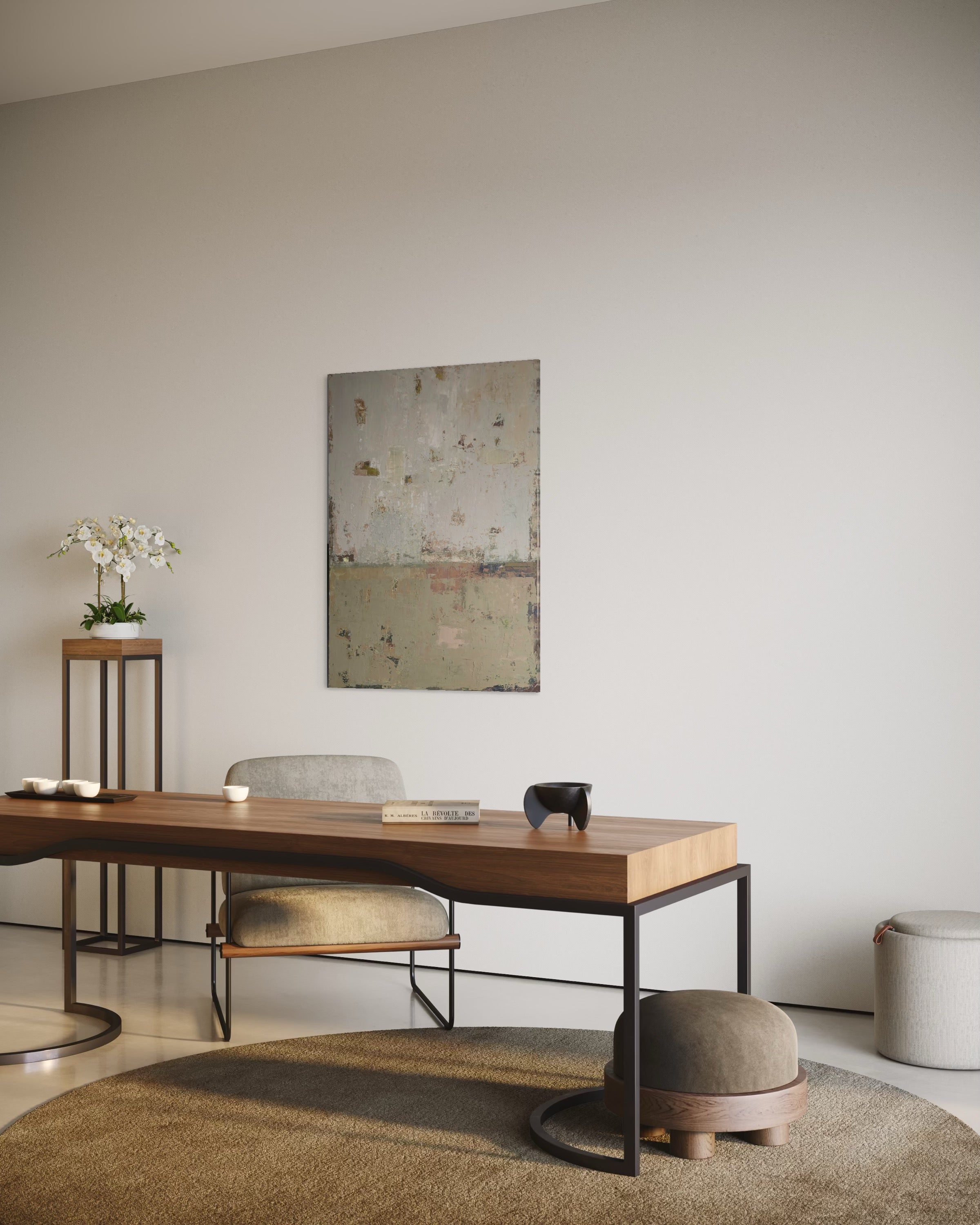 Fog Over Foliage. 120x90cm