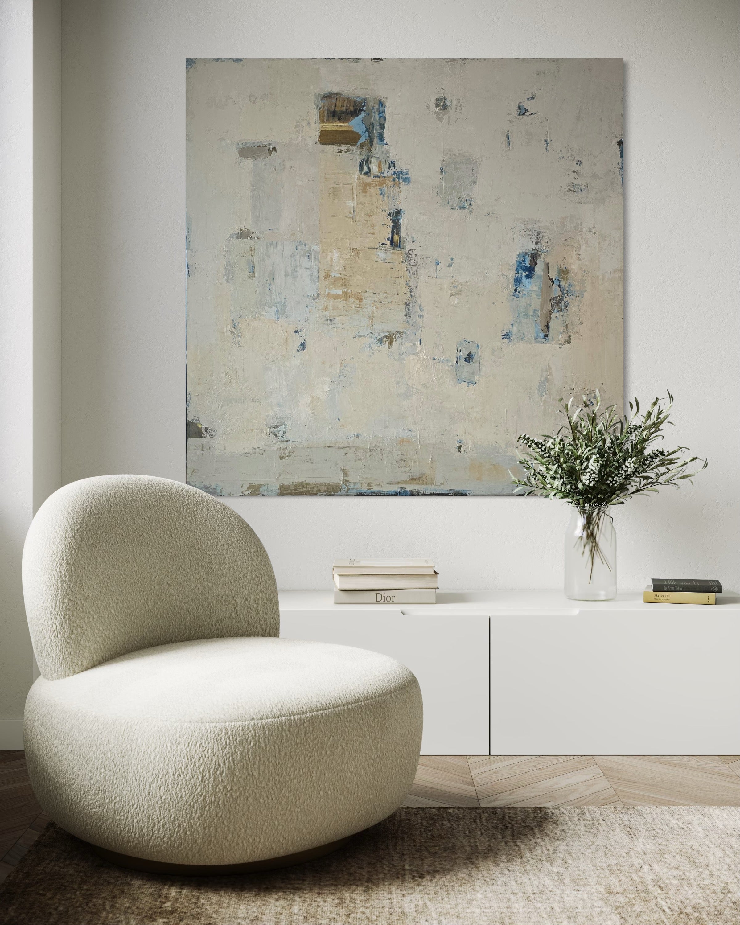 Fade series I. 130x130 cm