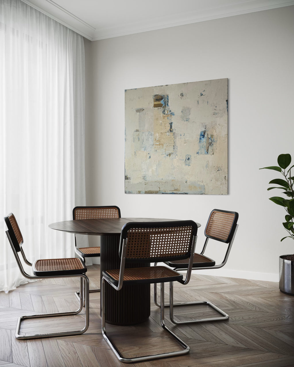 Fade series I. 130x130 cm