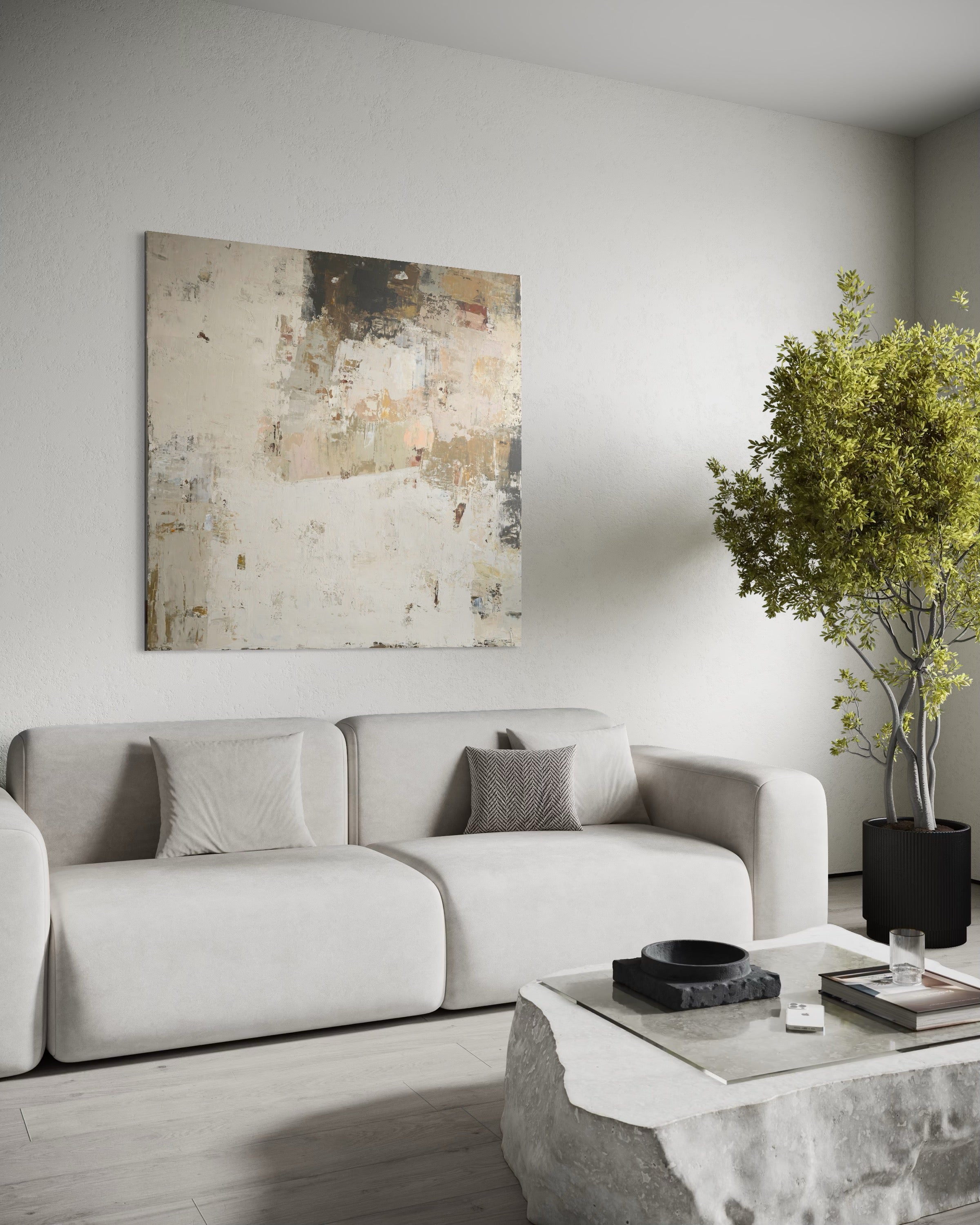 Fade series III. 130x130 cm