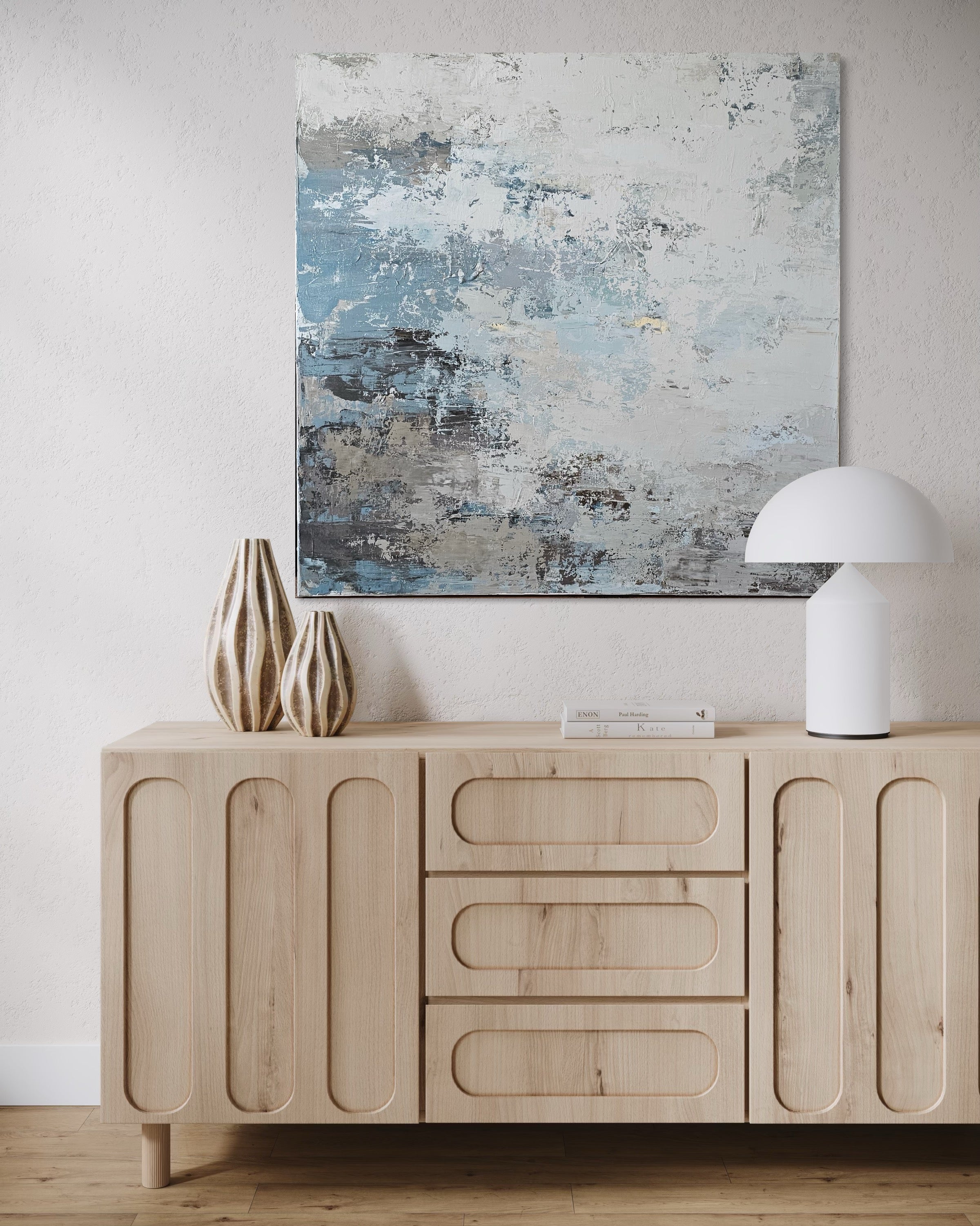 Thunderstorm. 110x110 cm