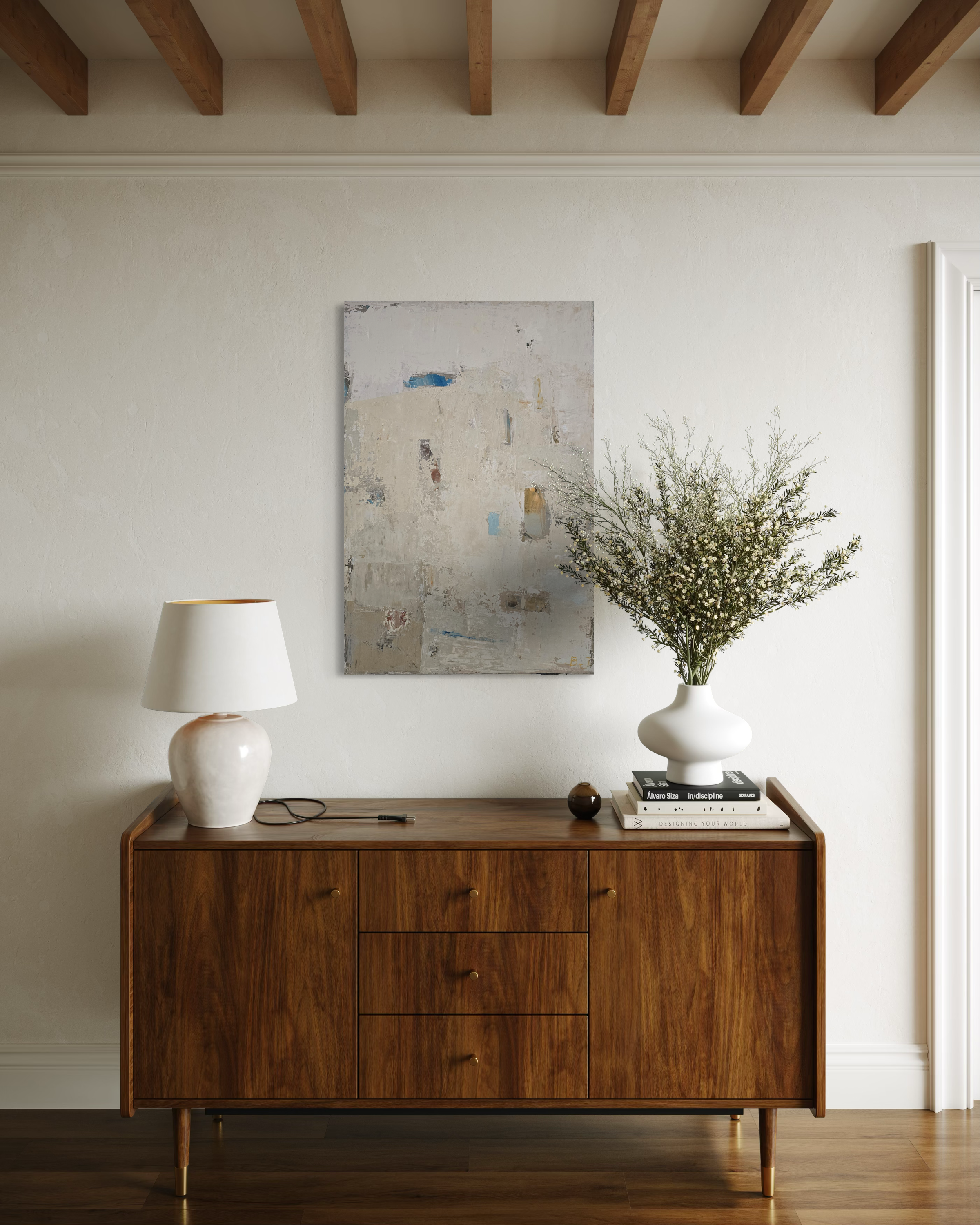 Abstract painting - Fade II (1). 90x60