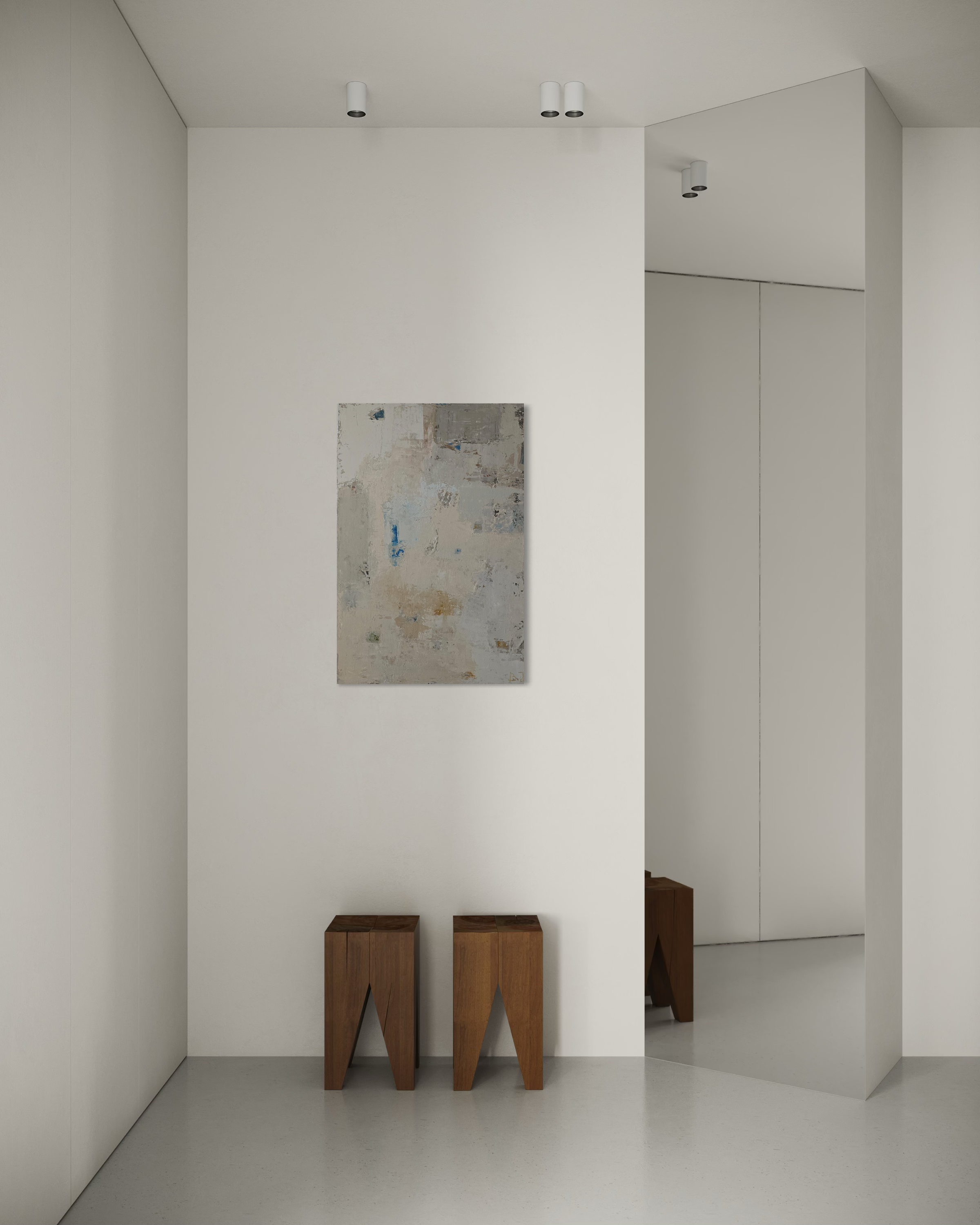 Abstract painting - Fade II (2). 90x60