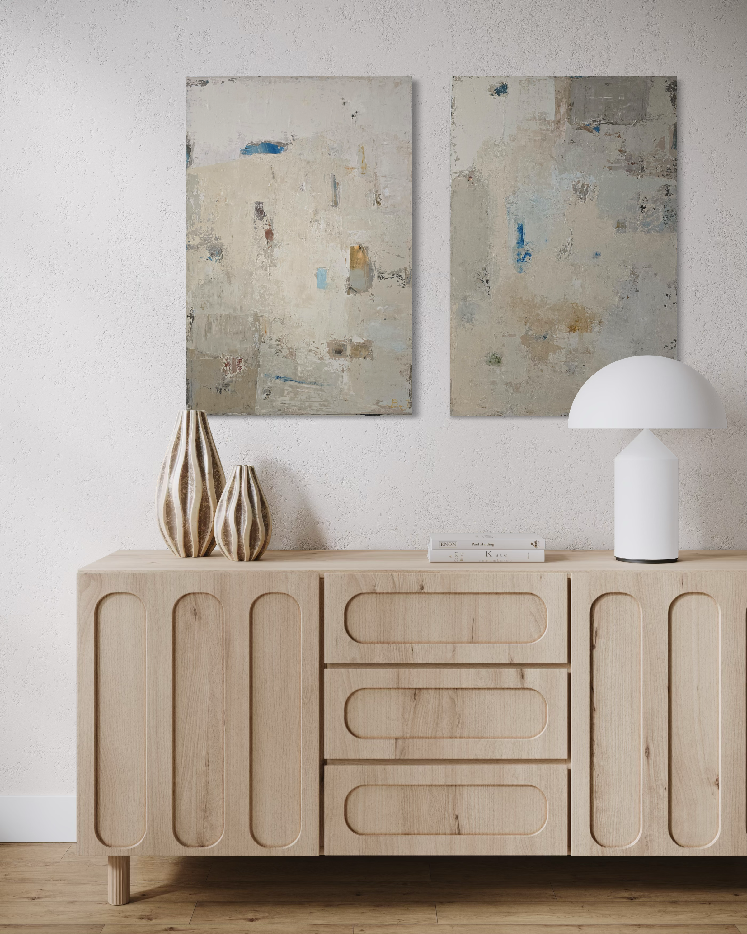 Abstract painting - Fade II (2). 90x60