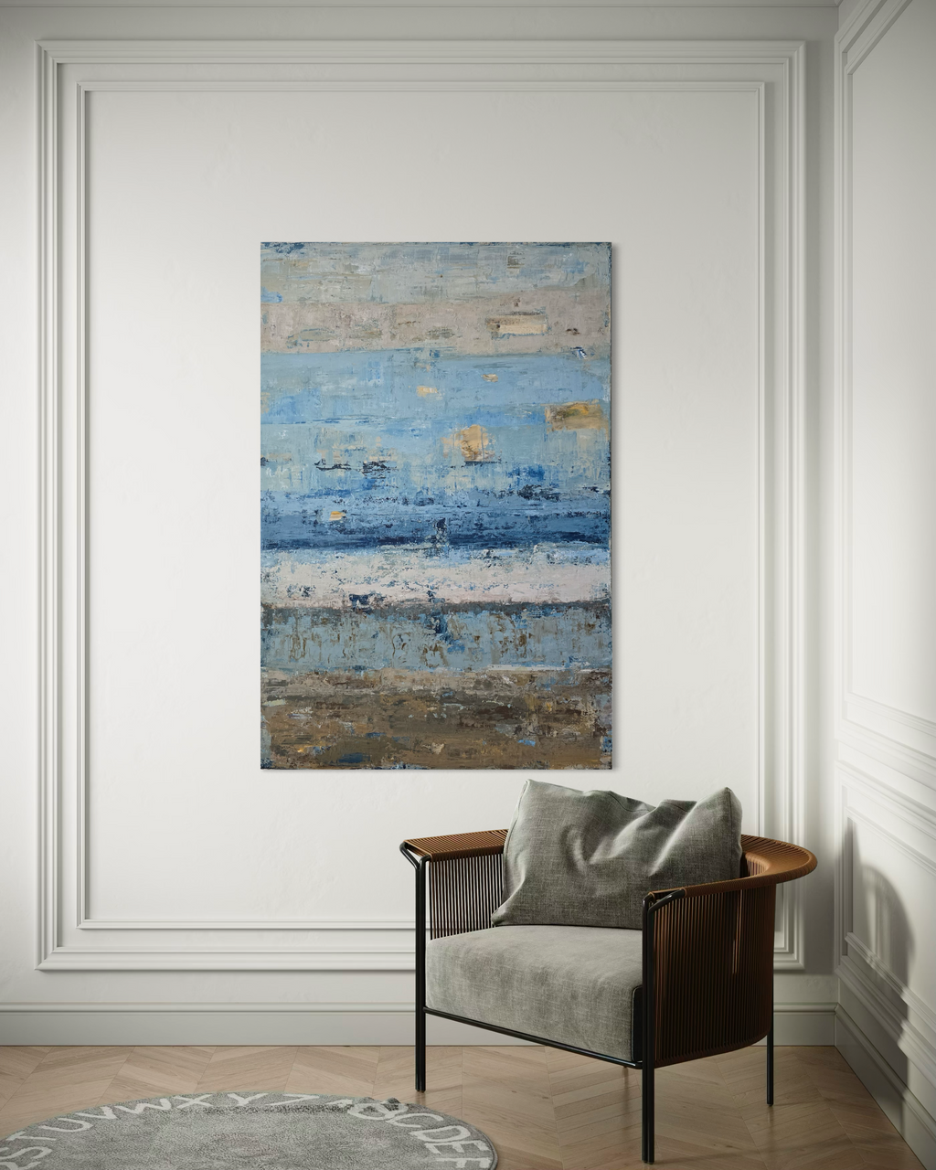 Abstract painting - A Sea Shore. 150x100cm