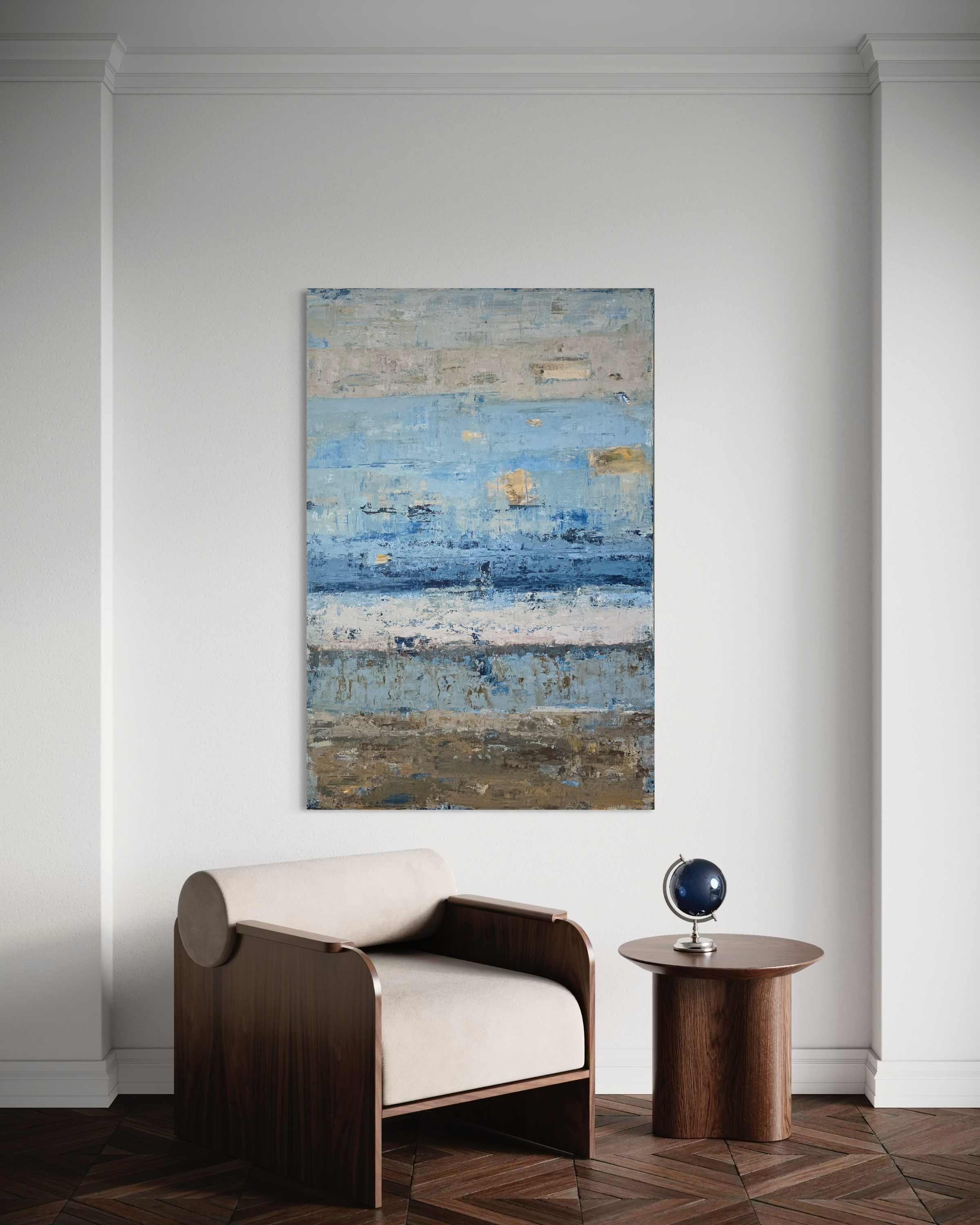 Abstract painting - A Sea Shore. 150x100cm