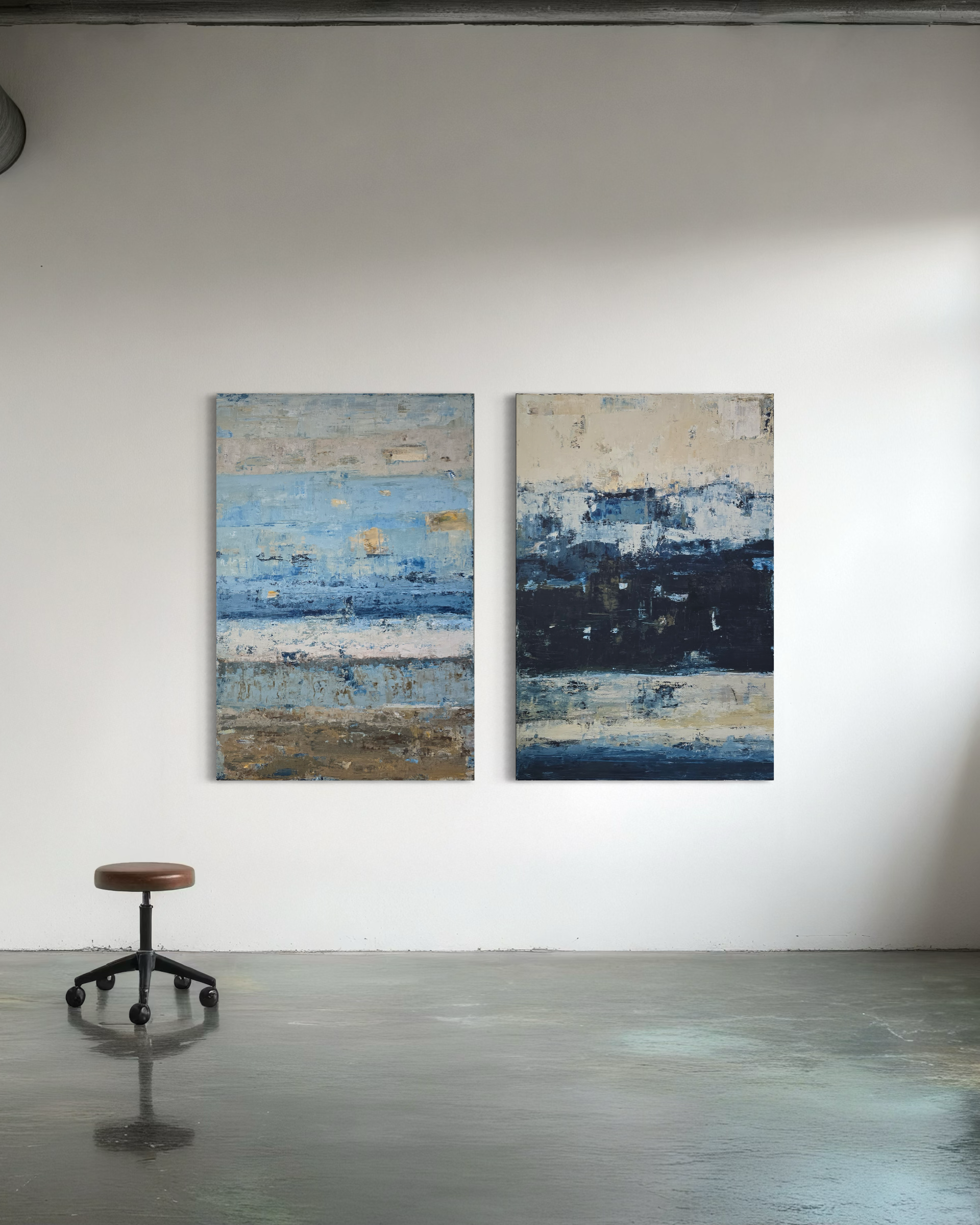 Abstract painting - A Sea Shore. 150x100cm