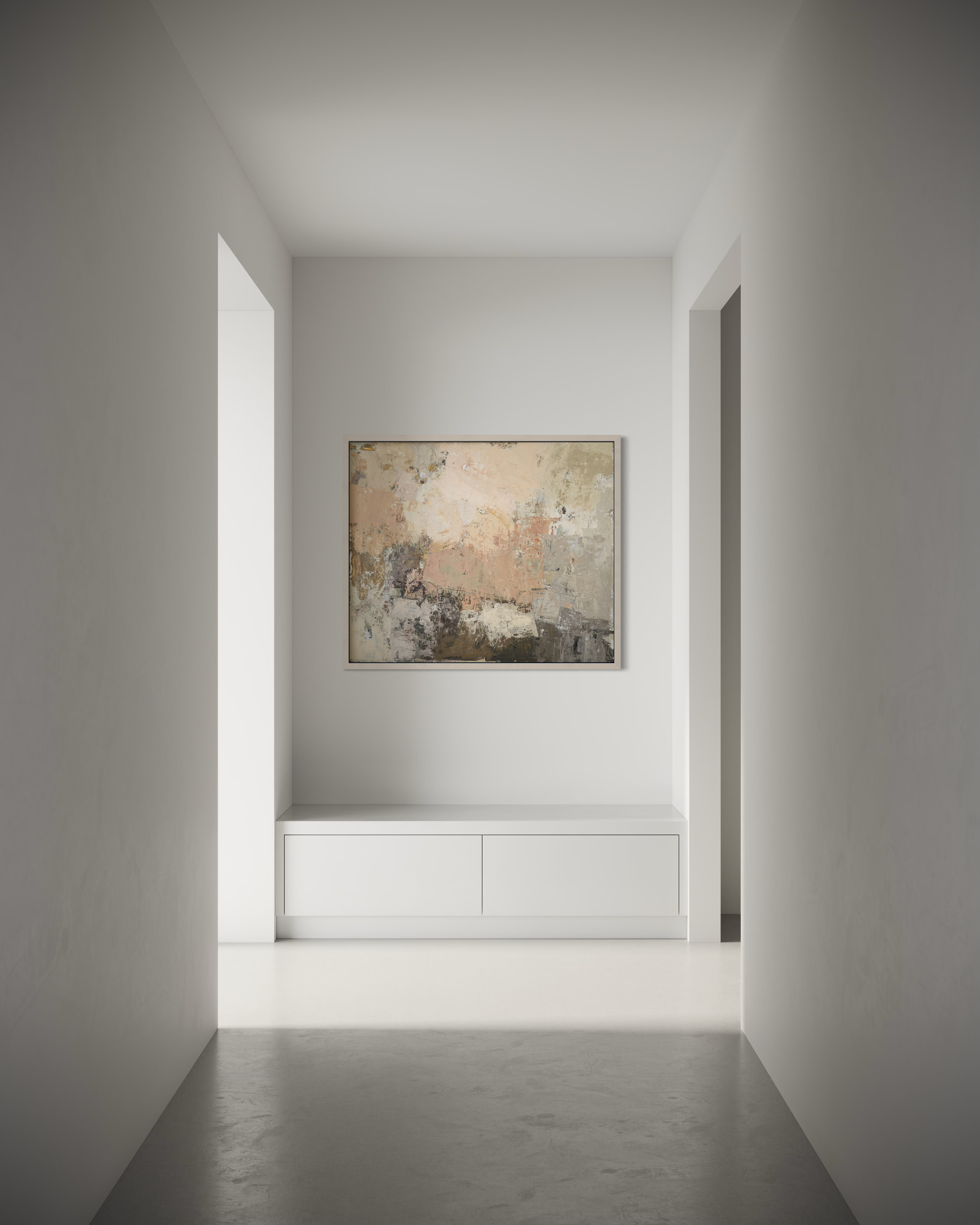 textured abstract painting contemporary decor BIRUTE STUDIO