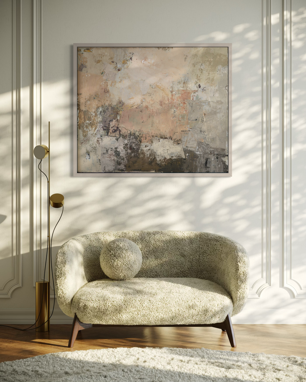 abstract painting minimalist interior wall art BIRUTE STUDIO