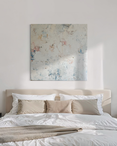 Abstraktus paveikslas - „Blossoms“. 110×110 cm