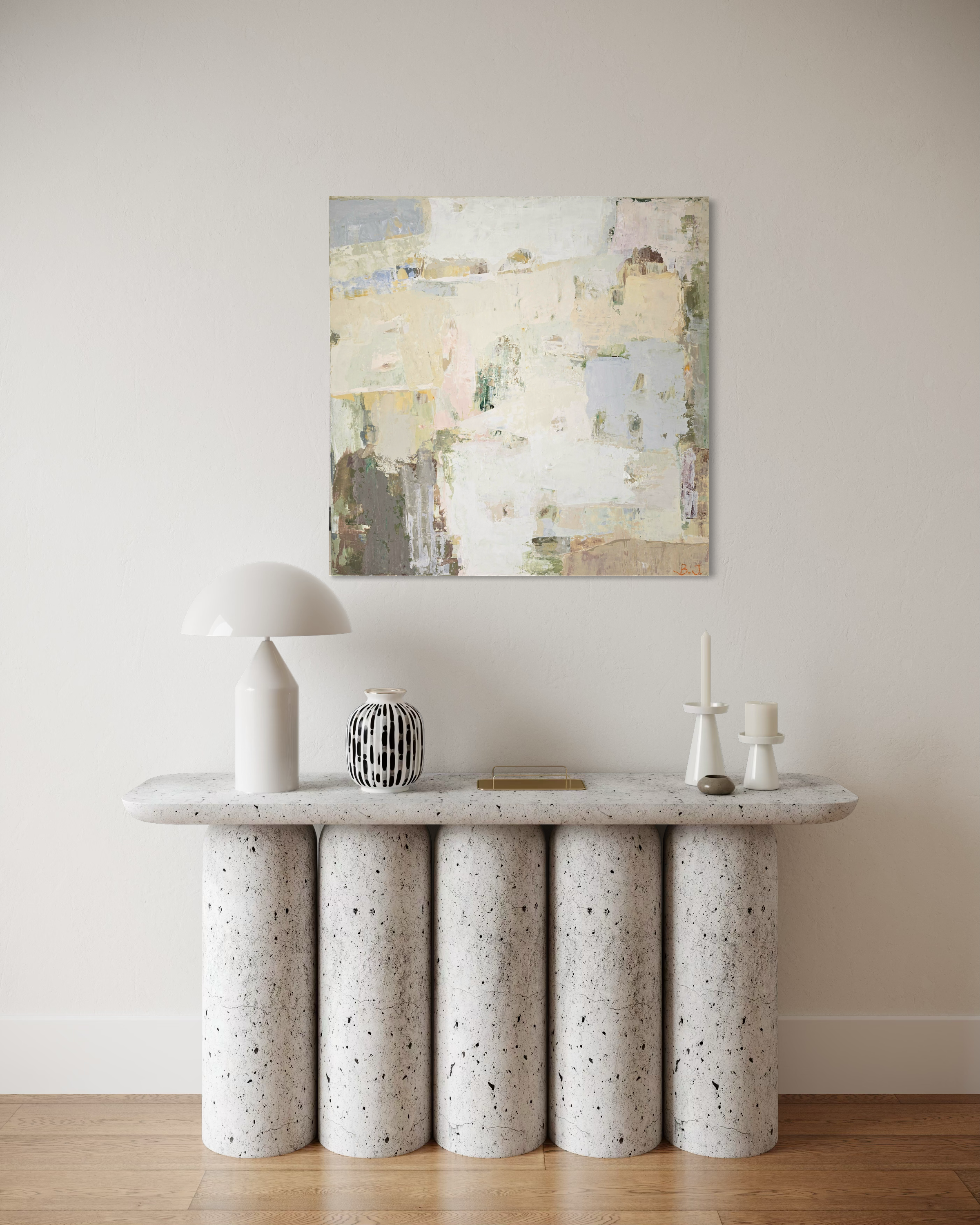 Original Abstract Painting - Summer Series No1. 90x90 cm