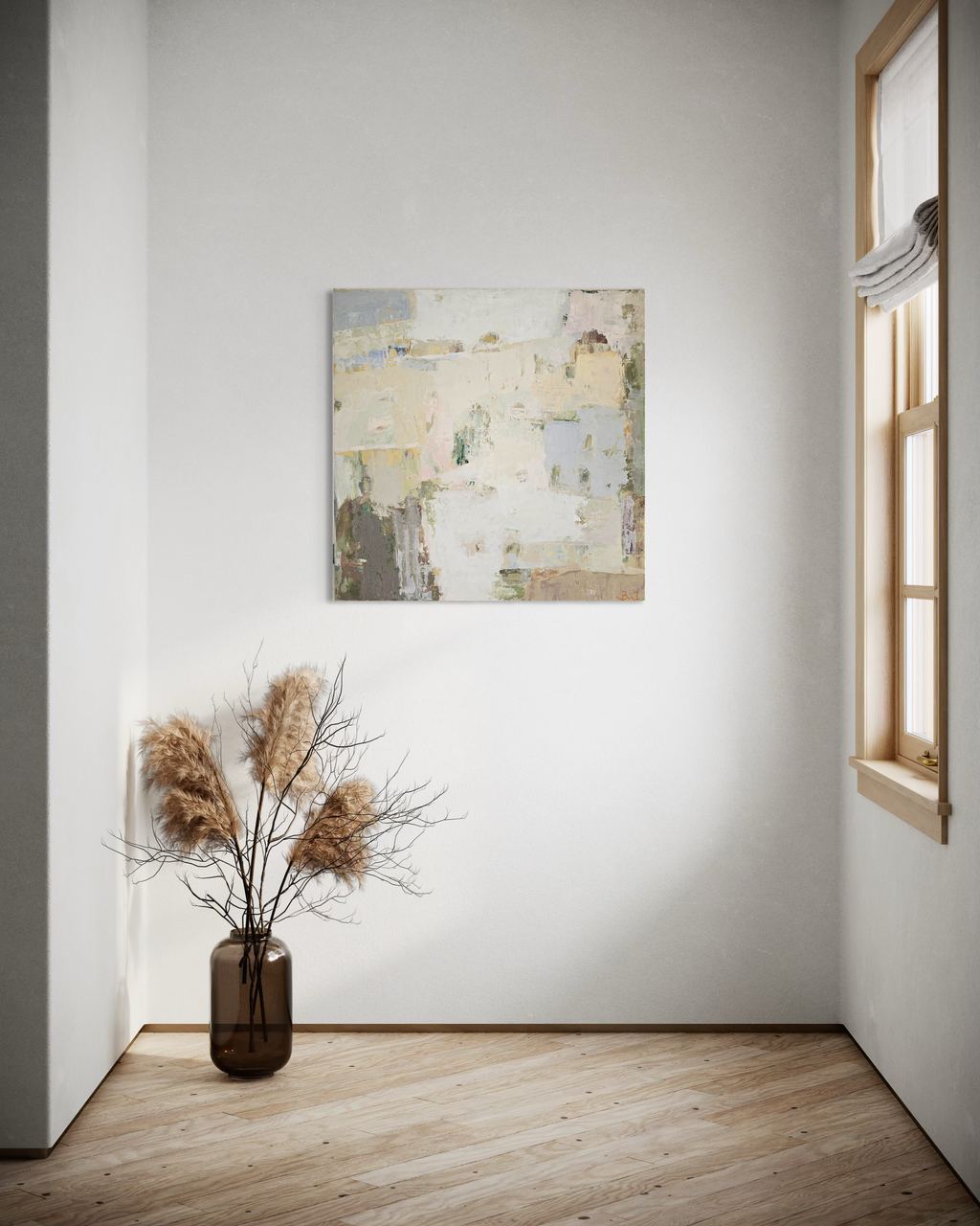 Original Abstract Painting - Summer Series No1. 90x90 cm