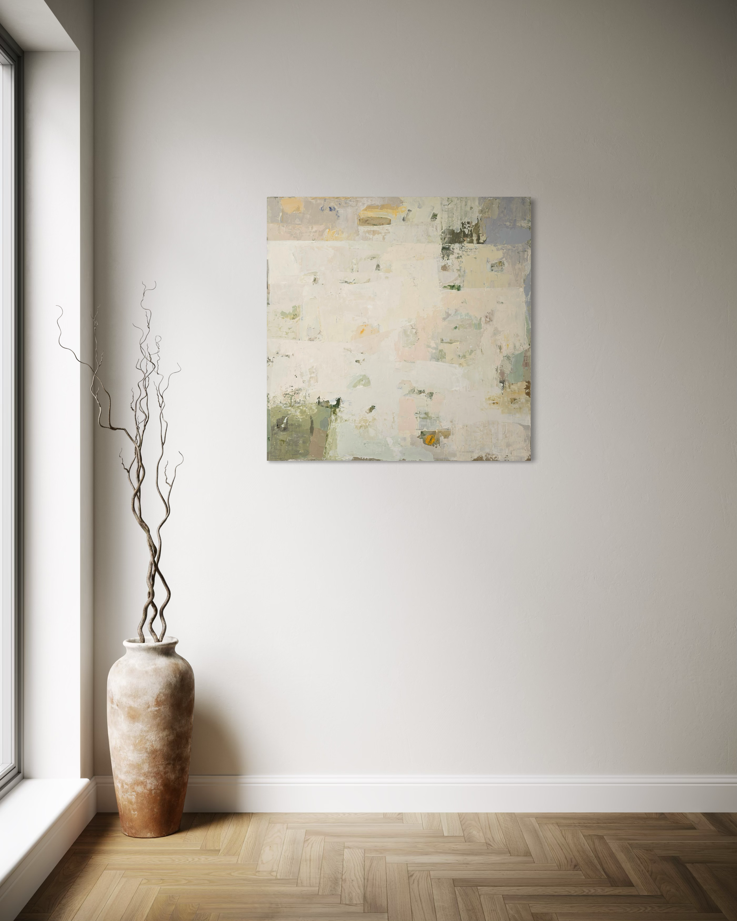 Original Abstract Painting - Summer Series No 2. 90x90 cm