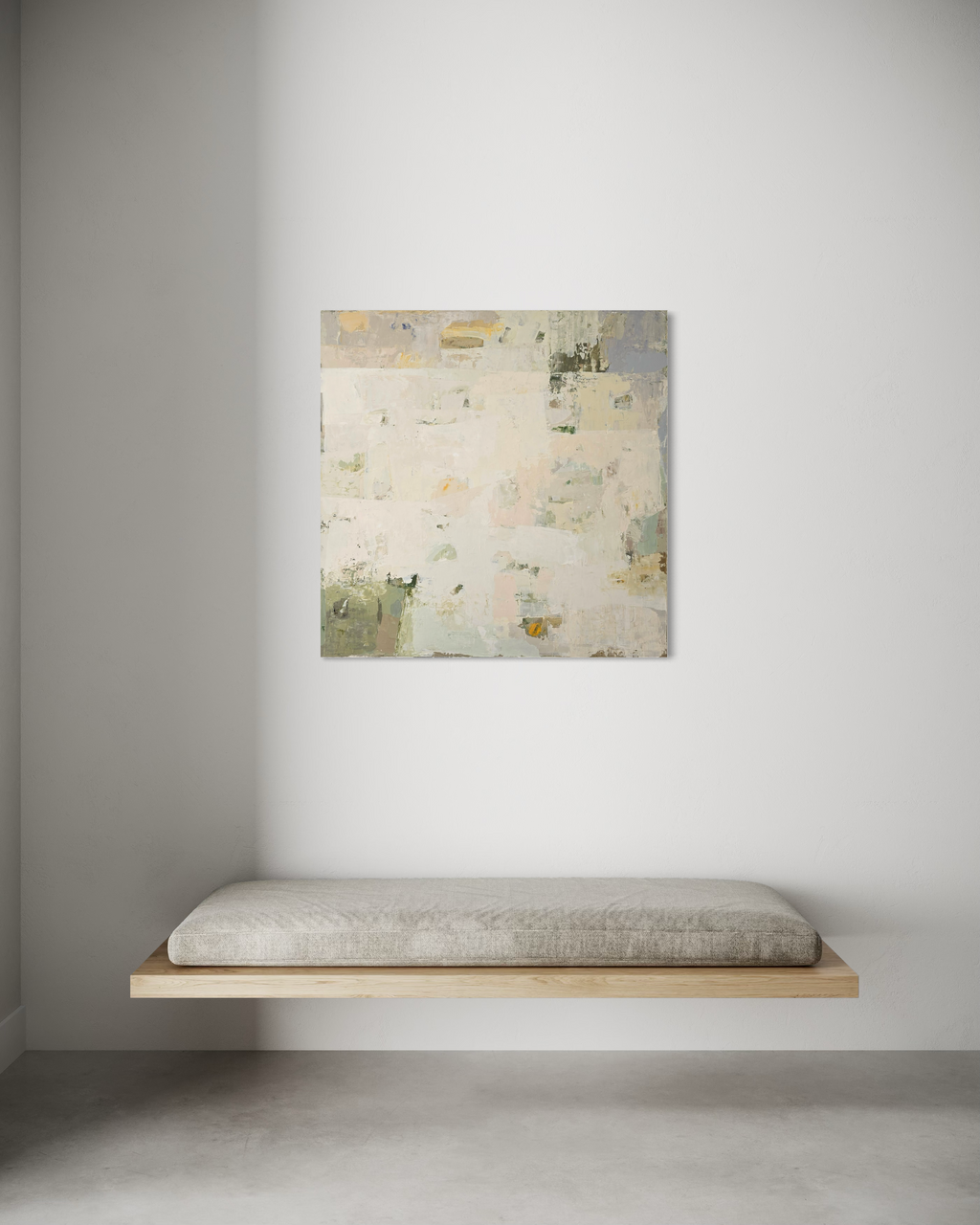 Original Abstract Painting - Summer Series No 2. 90x90 cm
