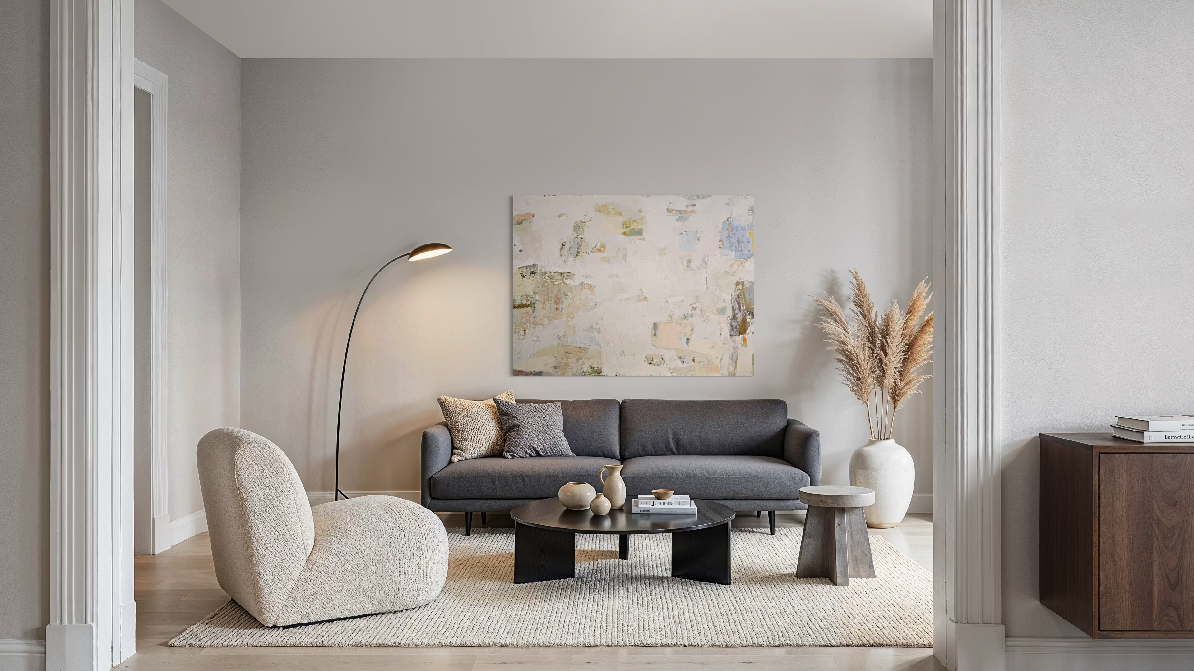 Large-scale original abstract painting - Summer Series No 5. 160x120 cm
