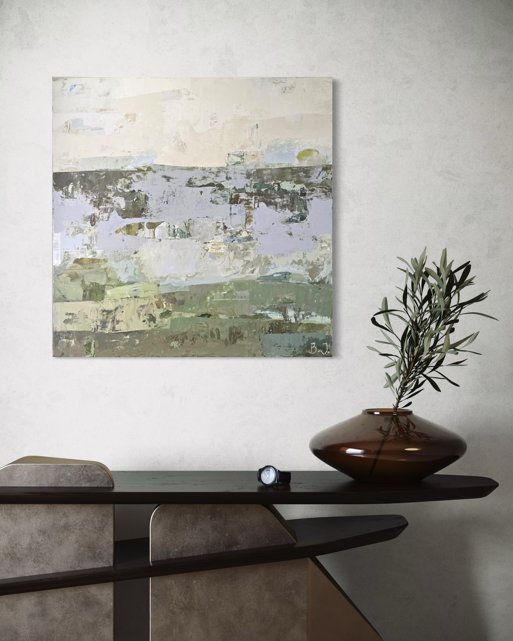 Originalus abstraktus paveikslas – Horizons of Late August  No 3.