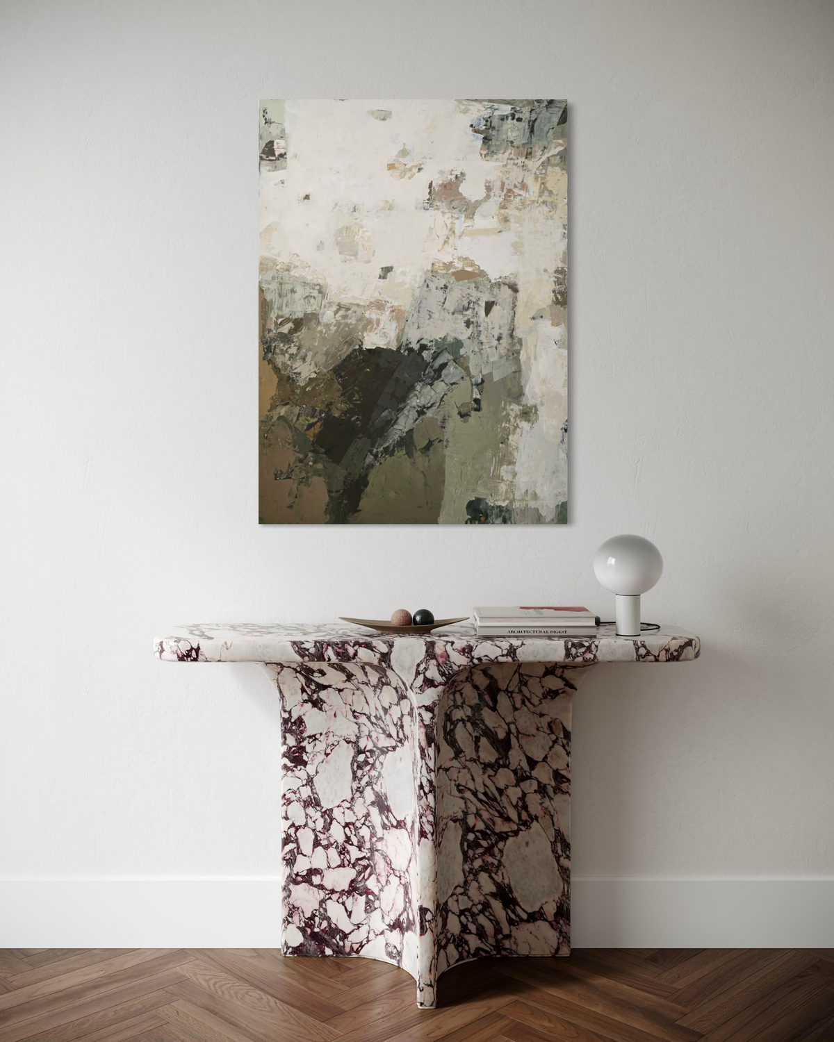 Original Abstract Painting - Last Harvest. 110x80 cm