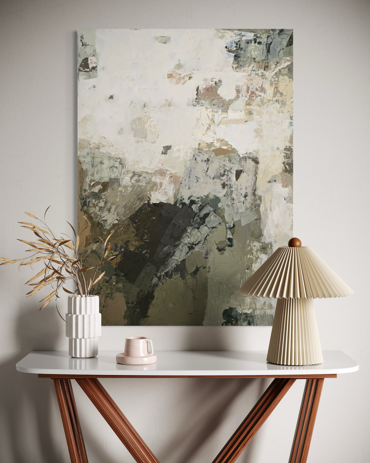 Original Abstract Painting - Last Harvest. 110x80 cm