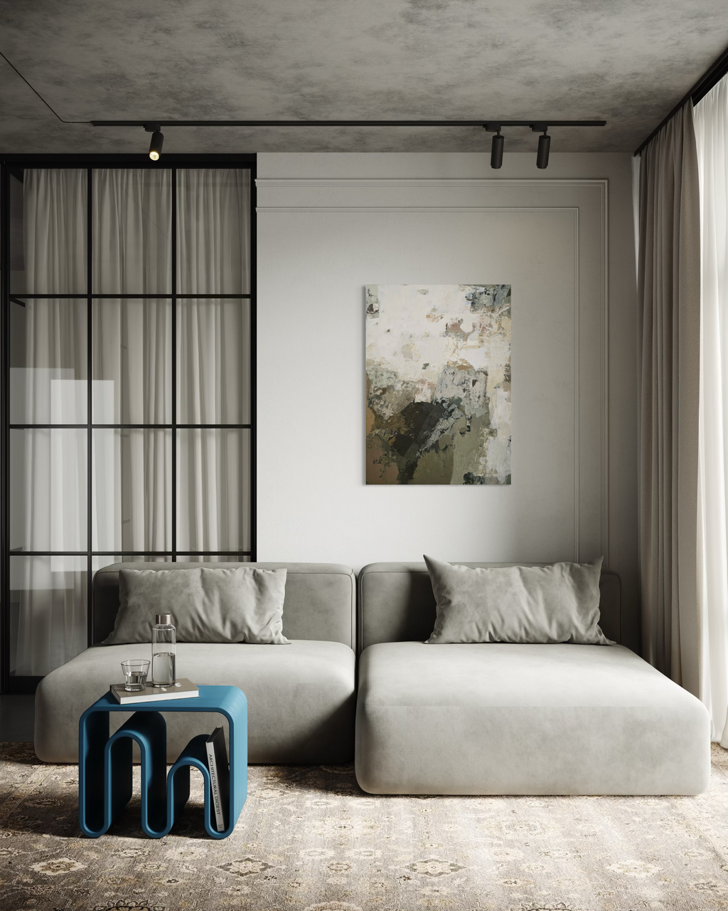 Didelis originalus paveikslas –  Last Harvest. 110x80 cm
